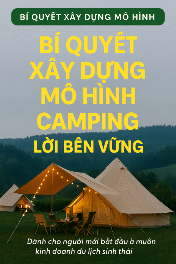 Bí Quyết Xây Dựng Mô Hình Camping Sinh Lời Bền Vững
